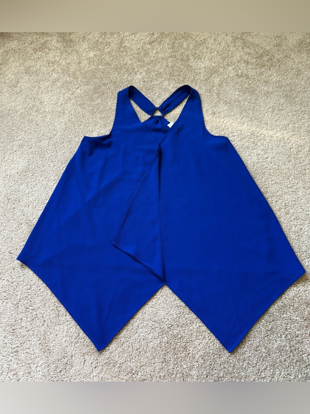 C. Wonder | Royal Blue | Asymmetrical Tank Blouse | Women’s Medium